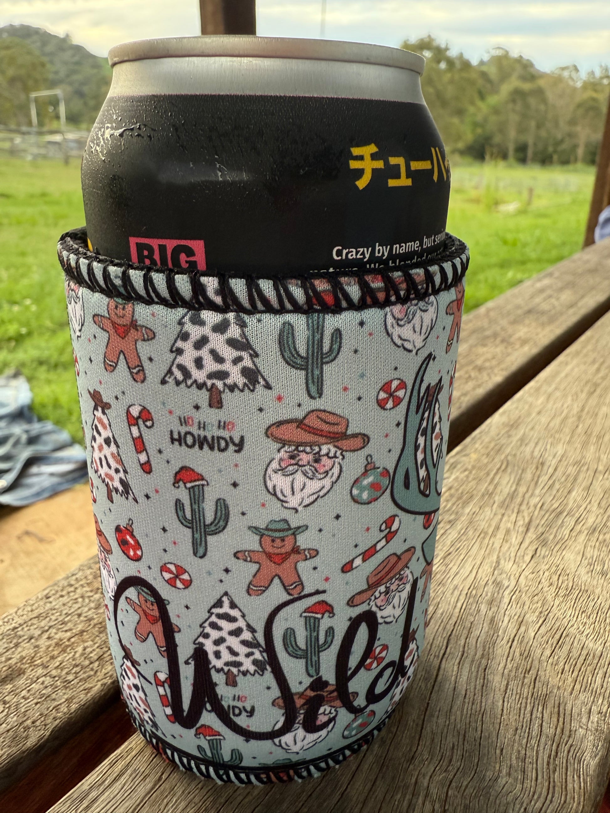 Cowboy Christmas cooler