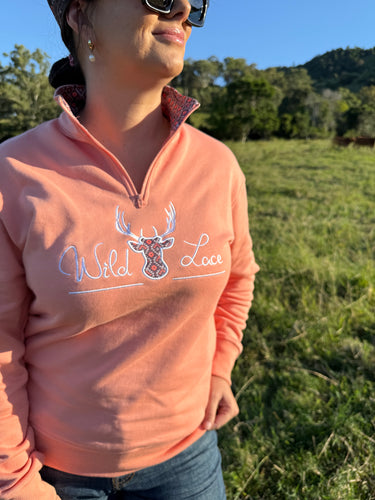 1/4 zip Desert Aztec jumper