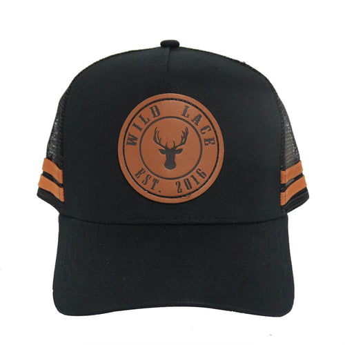 Black unisex cap