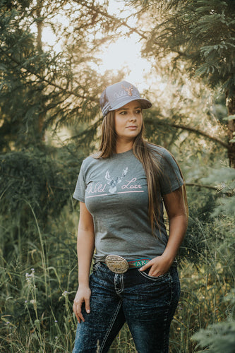 Grey Wild Lace Tee