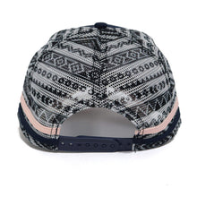 Load image into Gallery viewer, Kids Navy Aztec Cap