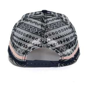 Kids Navy Aztec Cap