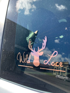 Rose Gold Windscreen decal